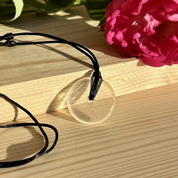 Náhrdelník Atelier Fantazie - Přívěsek - Donut na šňůrce VIII - 54008