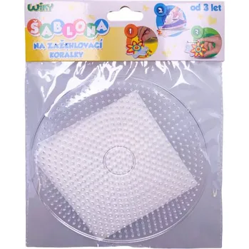 Dětské navlékací korálky Wiky Šablona na zažehlovací korálky - Kruh