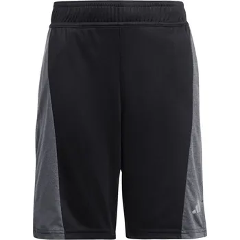 Chlapecké kraťasy adidas Training AEROREADY Heather Shorts Juniors Black/Grey 7-8 Years