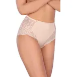 Krajkové kalhotky s vysokým pasem Funny Day Bella S-3XL Velikost: XL, Barva: Béžová