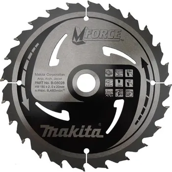 Příslušenství k nářadí Pilový kotouč Makita MFORCE 235 x 30mm, 24Z