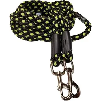 Vodítko pro psa Palkar přepínací vodítko pro psy 250 cm × 10 mm černo-fosforové