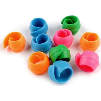 Galanterie Držák proti rozmotání nití silikonový, barva mix