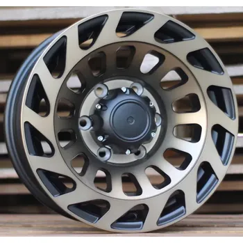 Alu kolo Alu kola Racing Line L2143, 15x8 6x139.7 ET10, černá + bronzové leštění