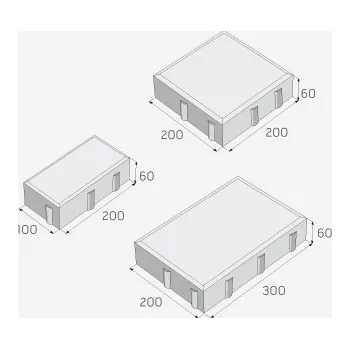 Venkovní dlažba Dlažba Holland Kombi 6cm colormix Domino (10,8m2/pal) PRESBETON AKCE