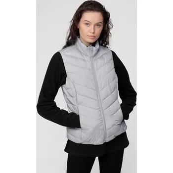 Dámské sako Dámská vesta H4L21-KUDP001 Světle šedá - 4F světle šedá XS