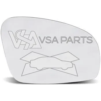 Auto zrcátko TYC Sklo zrcátka P 5J0857522H - TYC