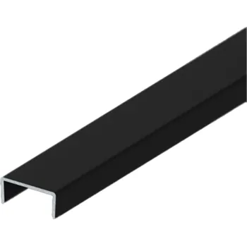 LAGUNA Dokončovací profil C-18 strukturovaná černá Délka profilu: 2,0 m