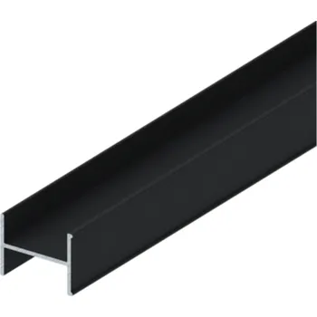 Stavební profil LAGUNA Dělící profil strukturovaná antracit matná Délka profilu (m): 1,0