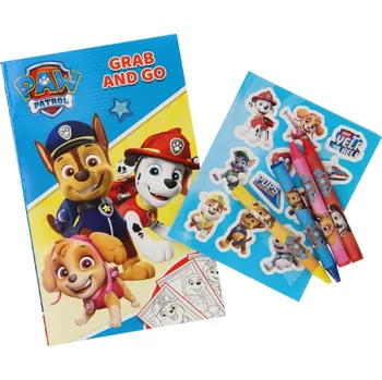 omalovánky NICKELODEON Tlapková patrola Mini sada