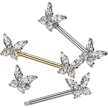 Piercing Spikes USA – Piercing do bradavky – 1,6 x 12 cm