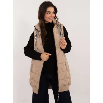 Prošívaná vesta Skorp béžová EU velikost: XL