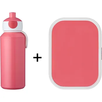 Svačinový box MEPAL DĚTSKÝ SVAČINOVÝ BOX A LÁHEV MEPAL, CAMPUS, RŮŽOVÁ