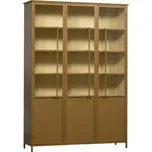 WOOOD Medově žlutá kovová vitrína Merrick 200 x 142 cm