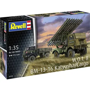 Plastikový model Plastic ModelKit military 03338 - BM-13-16 on WOT 8 (1:35)