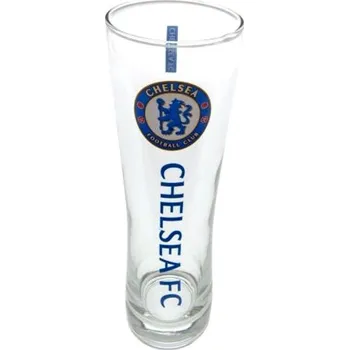 Sklenice Chelsea FC: Wordmark - čirá sklenice