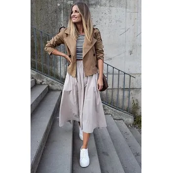 Dámský kabát kabát M.ASCH-Be original Trench Coat - Camel S/M