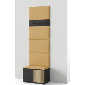 Šatní skříň Předsíňová stěna ROSS 6 Žlutá