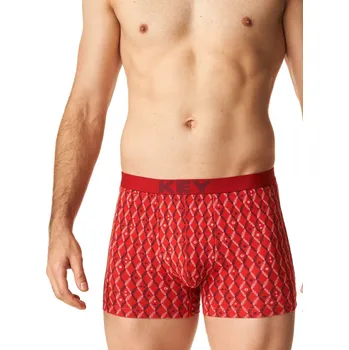 Boxerky Boxerky Key MXH 516 B24 M-2XL Velikost: L, Barva: Červená