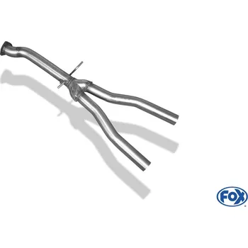 Střední díl výfuku FOX Nerezový výfuk | Spojovací trubka - Audi A4 (B7), 3.0 TDi, 2001-2009, AU061090-VBR