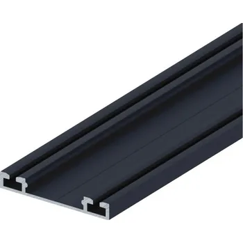 Nábytkové kování LAGUNA Dolní vedení Rama, dvojité, granat - modrá Navy matná Délka profilu: 2,0 m