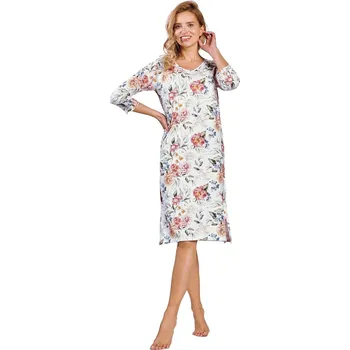 Dámské pyžamo Dámská bílá noční košilka Louisa - Taro, Bílá S i41_9999953015_2:bílá_3:S_