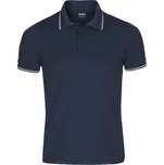 Bambusové Pólo Tričko Doubleface Tmavě Modré Proužek Pánské Velikost: XL