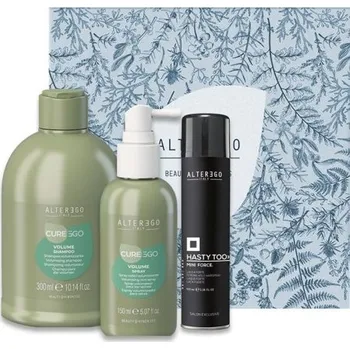 Kosmetická sada Alter Ego Volume Vánoční Set - Šampon 300 ml + sprej 150 ml + lak na vlasy 100 ml Dárková sada