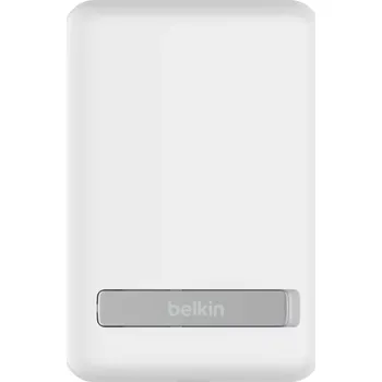 Elektronika Belkin BOOST CHARGE™ Magnetická Bezdrátová PowerBanka (MagSafe) se stojánkem, 5000mAh, bílá