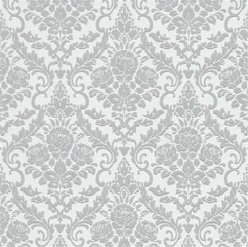 Vliesové tapety na zeď zámecký vzor šedý 13396-30