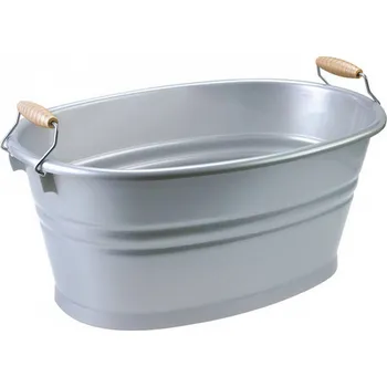 Zednická nádoba DOMO SERVICE Vědro Nostalgia stříbrné Litry: 12L