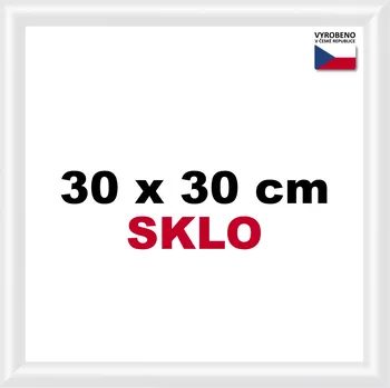 Puzzle BFHM Plastový rám 30x30cm - bílý