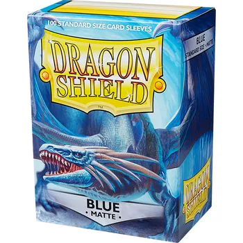 Karetní hra Ochranné obaly na karty Dragon Shield - Standard Sleeves Matte Blue (100 ks)