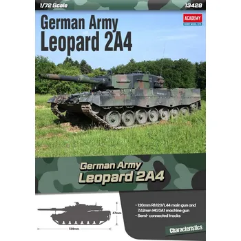 Plastikový model Model Kit tank 13428 - German Army Leopard 2A4 (1:72)
