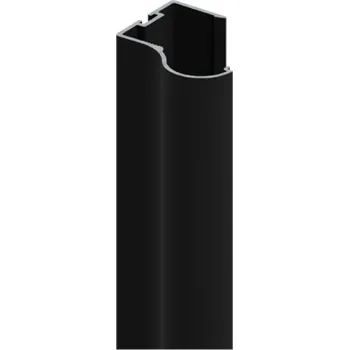 Nábytkové kování LAGUNA Úchytový profil OMEGA-R BRUSH strukturovaná antracit