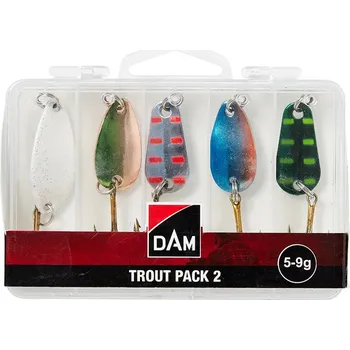 Umělá nástraha DAM Sada třpytek Trout Pack 5ks 5-9g