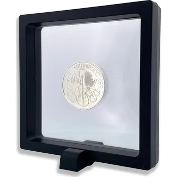 Rámeček na minci 3D box 110 mm černá