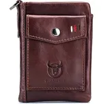 Bullcaptain kožená peněženka Mencia Hnědá BULLCAPTAIN 97k-cube