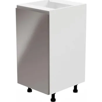 Kuchyňská skříňka Kuchyňská skříňka Aurora D40 levá bílá / bílá extra vysoký lesk