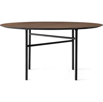 Jídelní stůl Audo Copenhagen Stůl Snaregade Round Ø138, dark stained oak