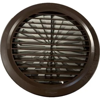 Větrací mřížka Refax Větrací mřížka 125 mm - hnědá s regulací T12DM