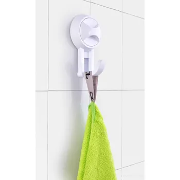 Držák na ručník SYSTEM 60° | háček na ručníky a utěrky s rotační pevnou přísavkou