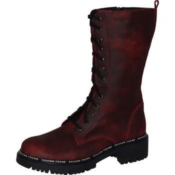 Dámské lodičky MISSTIC dámské kozačky 3316 Barva: červená, Velikost: 41