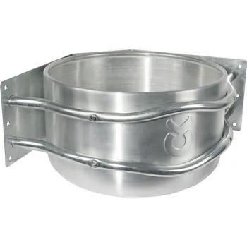 kbelík Kerbl Rohový hliníkový žlab na vodu a krmivo 18l