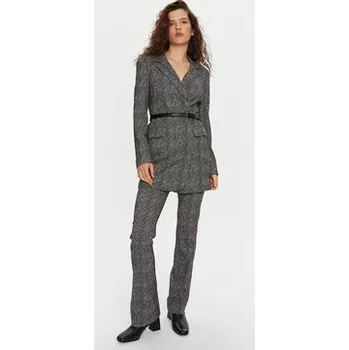 Dámské kalhoty STAUD Kalhoty z materiálu Kat R24F4137 Šedá Regular Fit 4