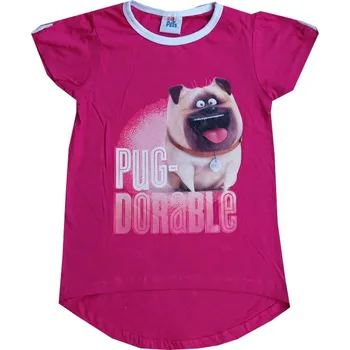 xcena Pets trika bavlněné růžové Velikost: 6 roků