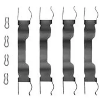 Přislušenství brzdového systému Sada příslušenství, obložení kotoučové brzdy TRW PFK65