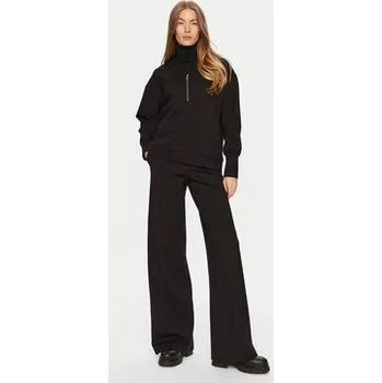 Dámské kalhoty ACCESS FASHION Kalhoty z materiálu 44-5114-749 Černá Wide Leg XS