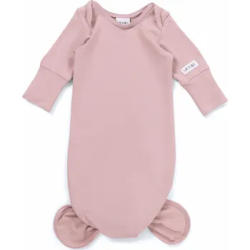 Kojenecký body Moniel Novorozenecké body s uzlem Pastel růžová 0-3 měsíce