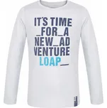 Chlapecké tričko - LOAP Binus, šedá Barva: Šedá, Velikost: 134-140